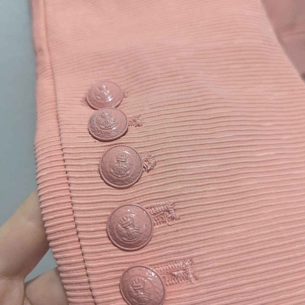 L'Agence Kenzie Cotton-Blend Double-Breasted Blazer - Picture 6 of 6